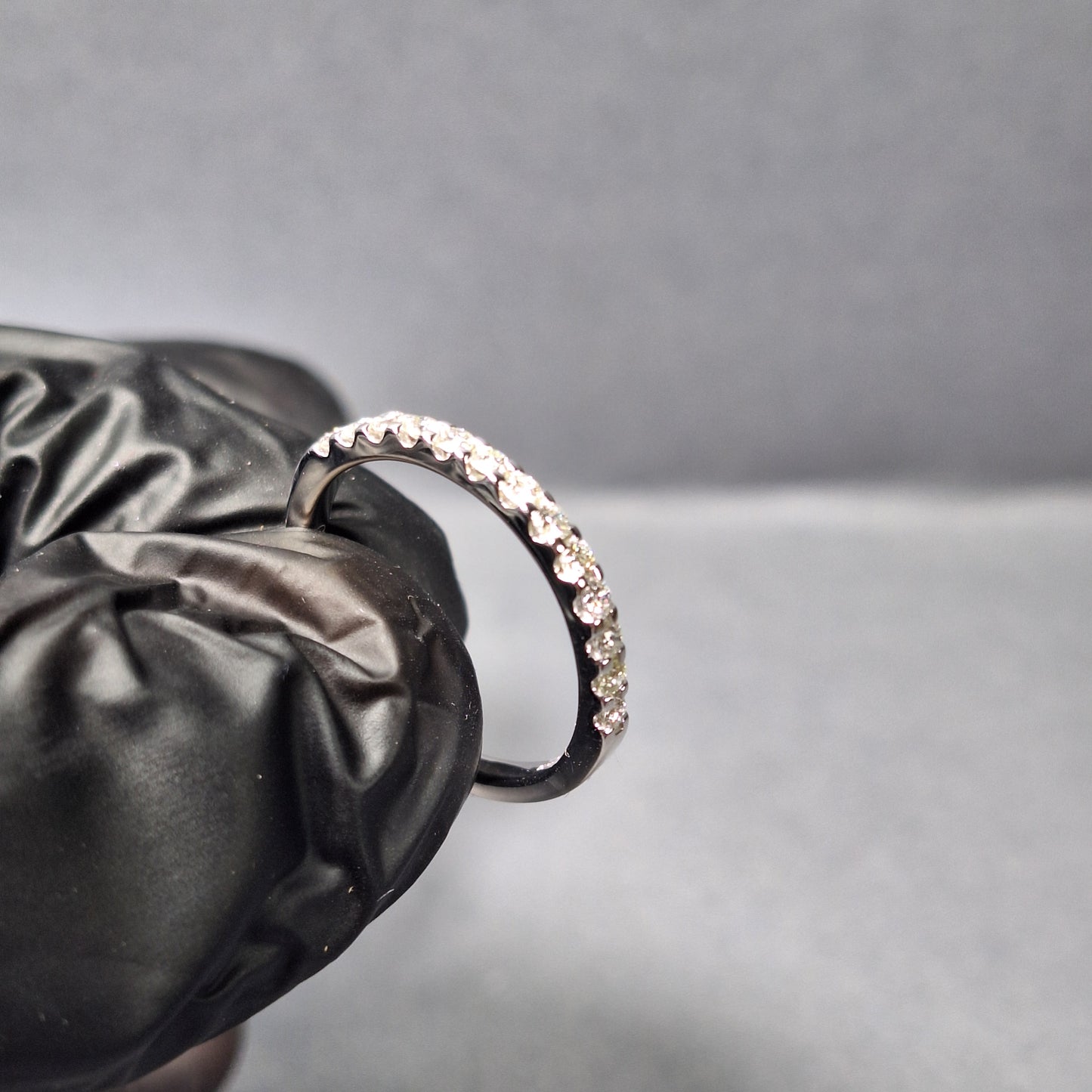 New Platinum Half Eternity Diamond Ring