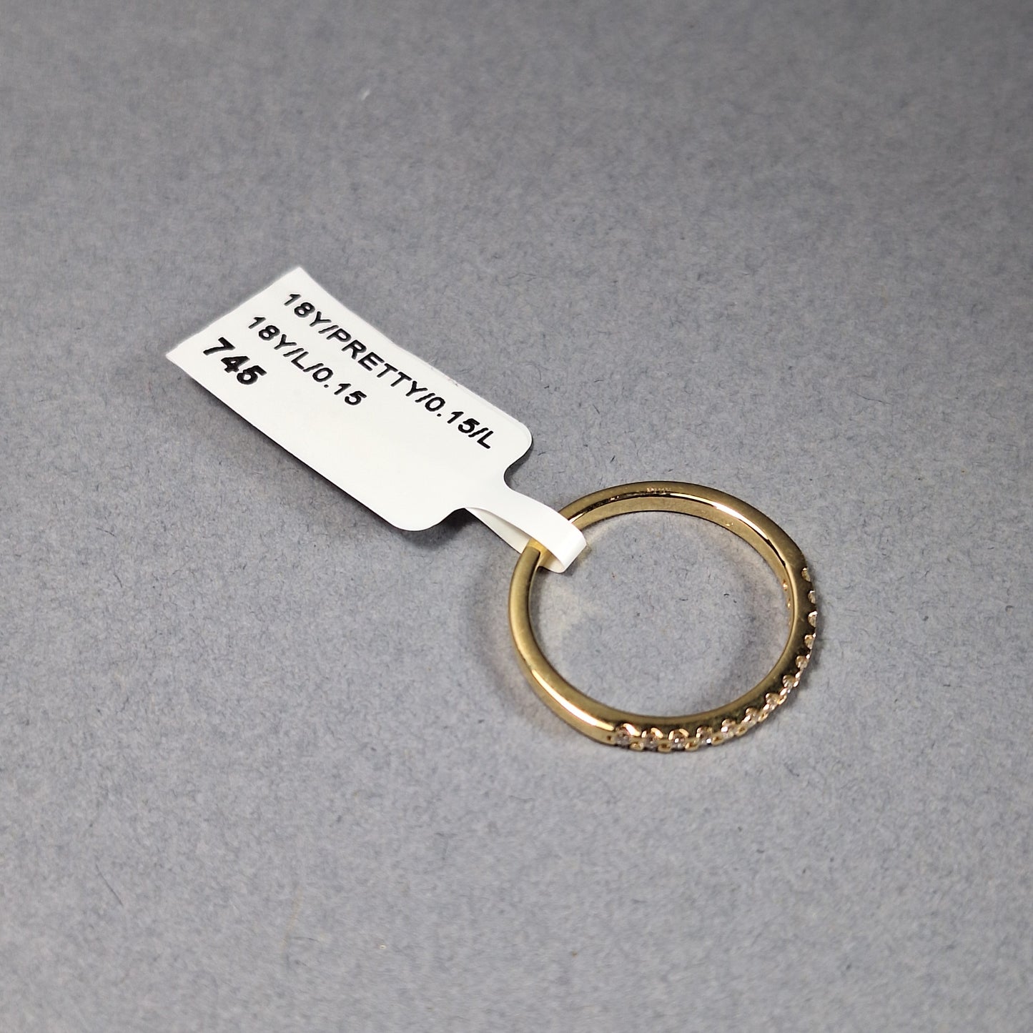 New 18ct Yellow Gold Diamond Half Eternity