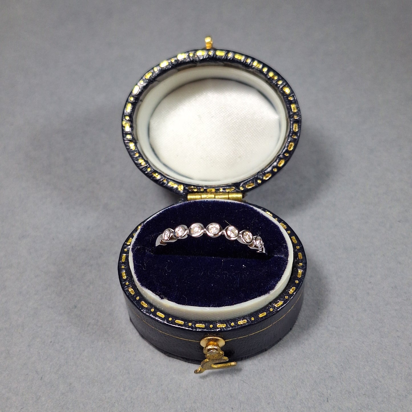 New Platinum Half Eternity Diamond Ring