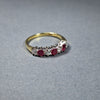 18ct Gold Ruby and Diamond Dress Ring