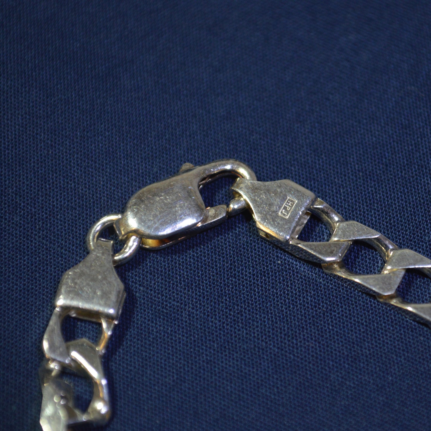 Silver ID bracelet