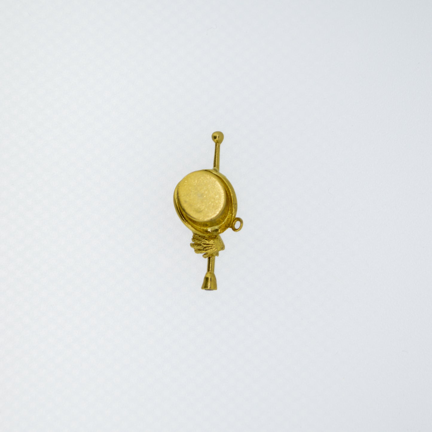Vintage 9ct Gold Top Hat and Cane Charm