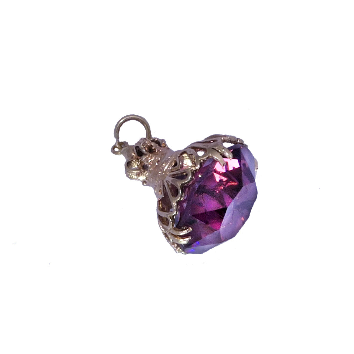 9ct Vintage Amethyst fob