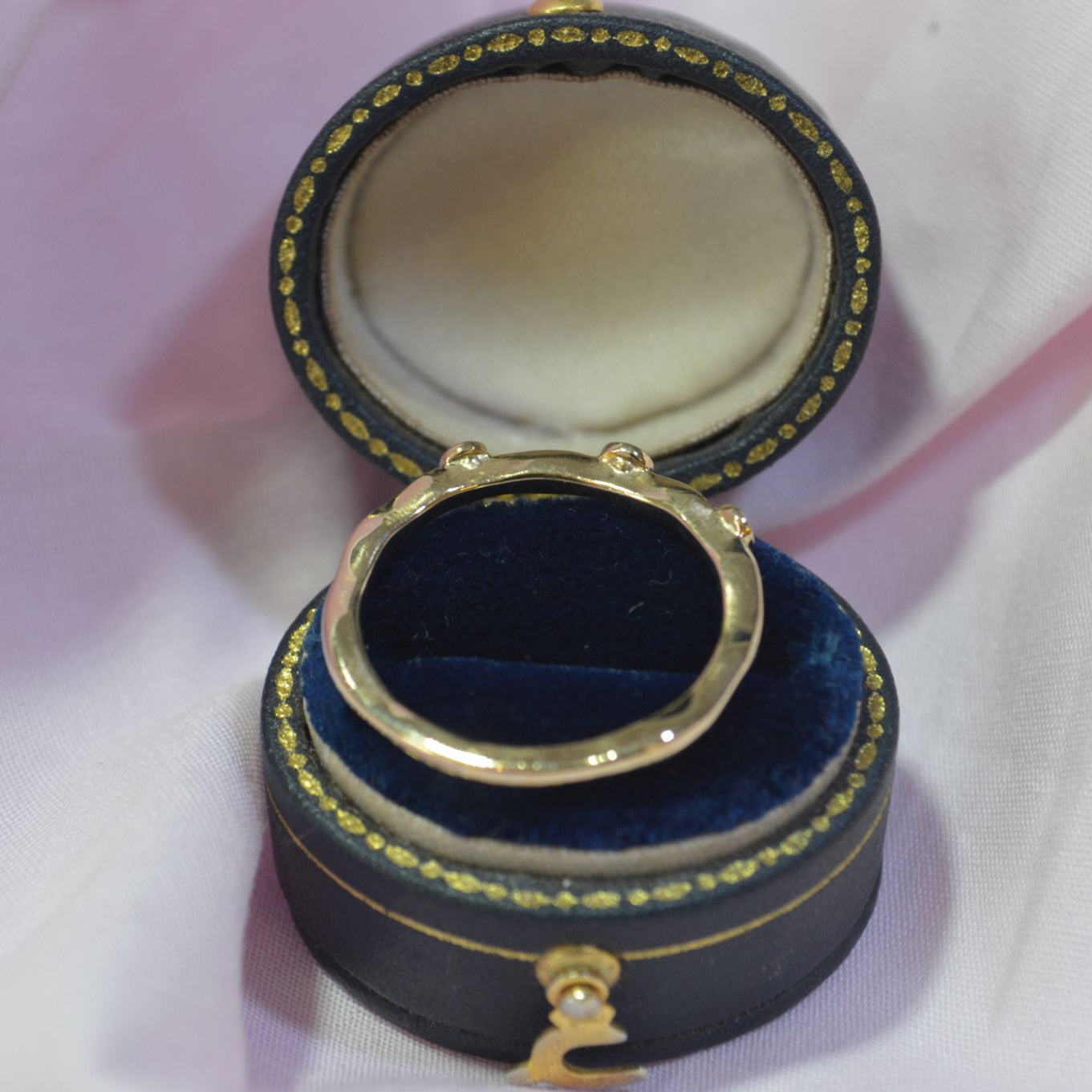 14ct 3 stoned Diamond Band