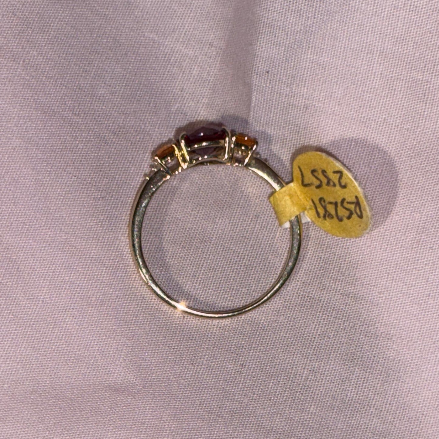 9ct Multi coloured Cubic zirconia ring