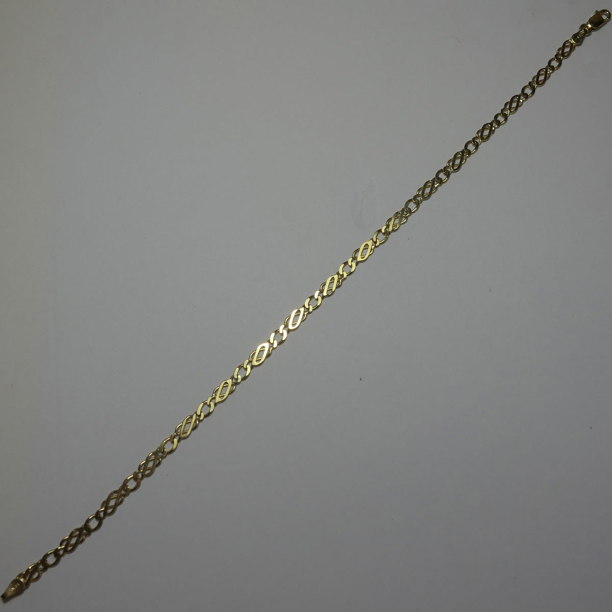 9ct Yellow Gold Double Curb style Bracelet