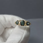 Antique 18ct Gold, Sapphire and Diamond Dress Ring