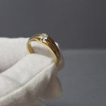 18ct Gold Diamond Single Stone Ring