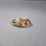 18ct Ruby ring with diamonds