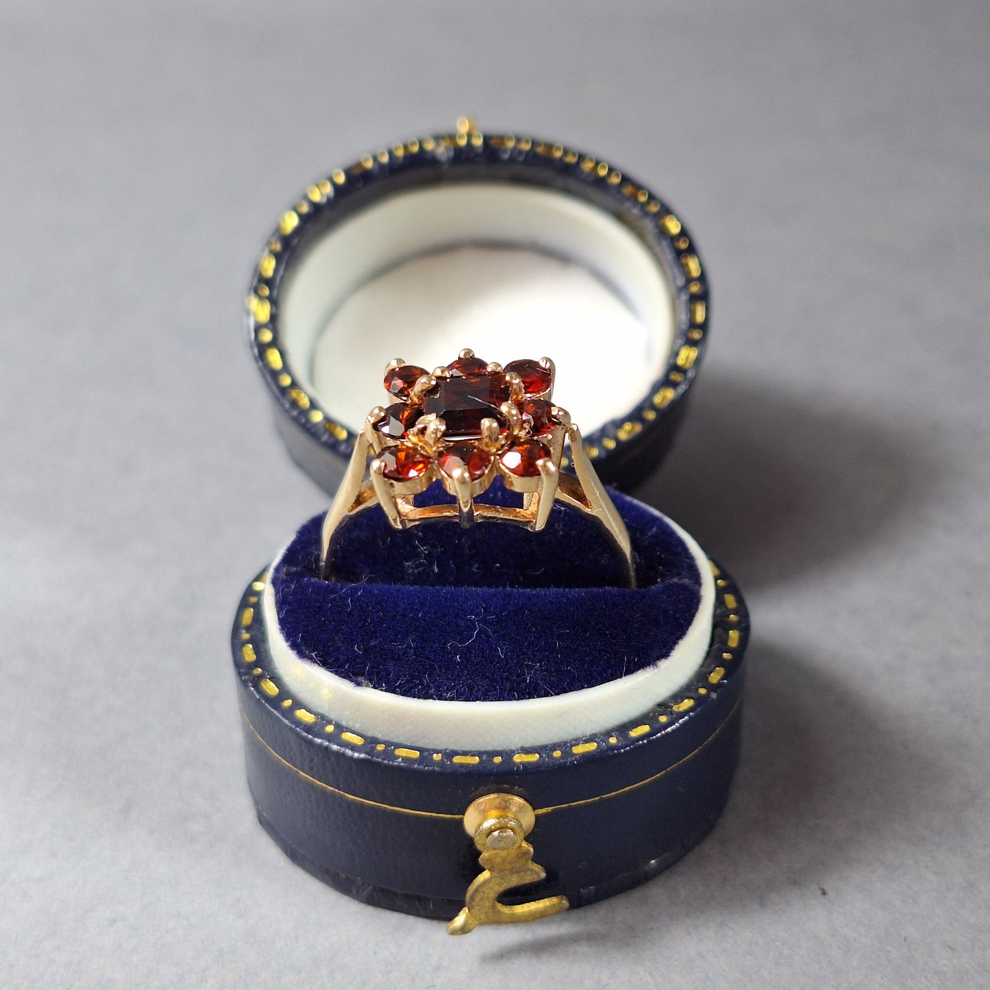 9ct Gold and Garnet Dress Ring