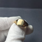 Vintage gents 9ct gold signet ring