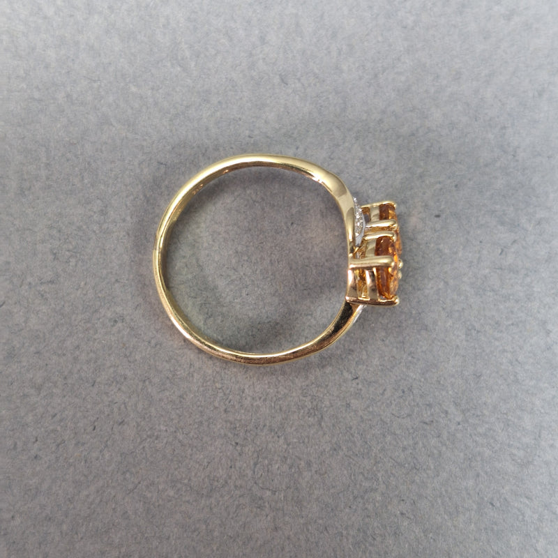 9ct Gold Citrine Dress Ring