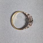 Vintage 18ct Gold and Sapphire and Diamond Dress Ring