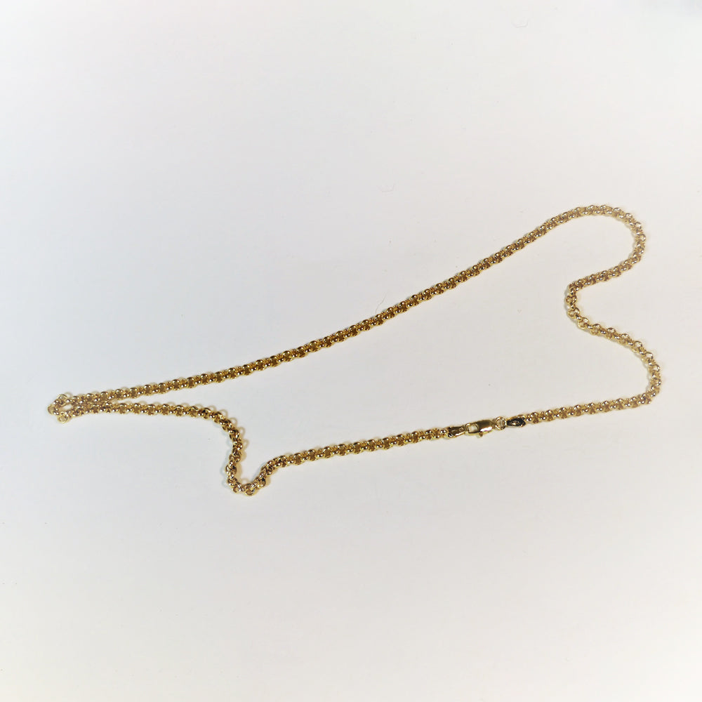 Vintage 9ct Gold Belcher Chain 20"