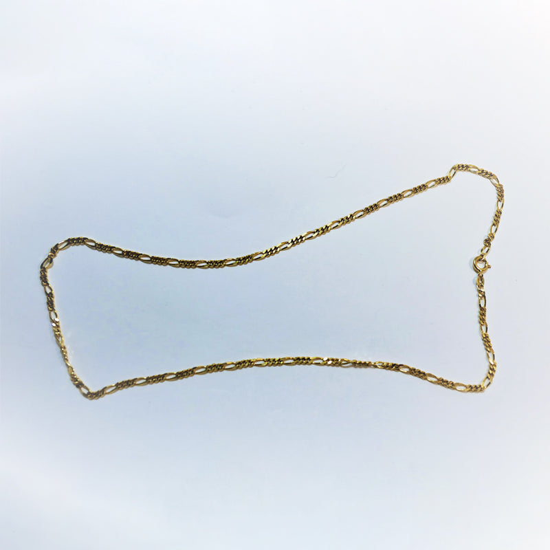 Vintage 9ct Gold Figaro Chain