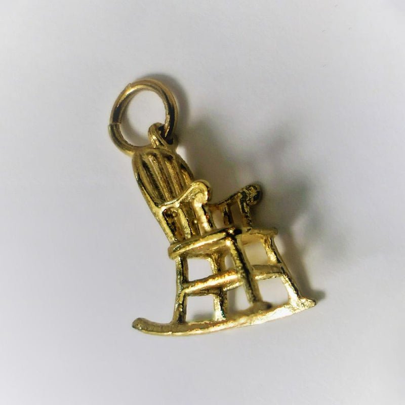Vintage 9ct Gold Rocking Chair Charm