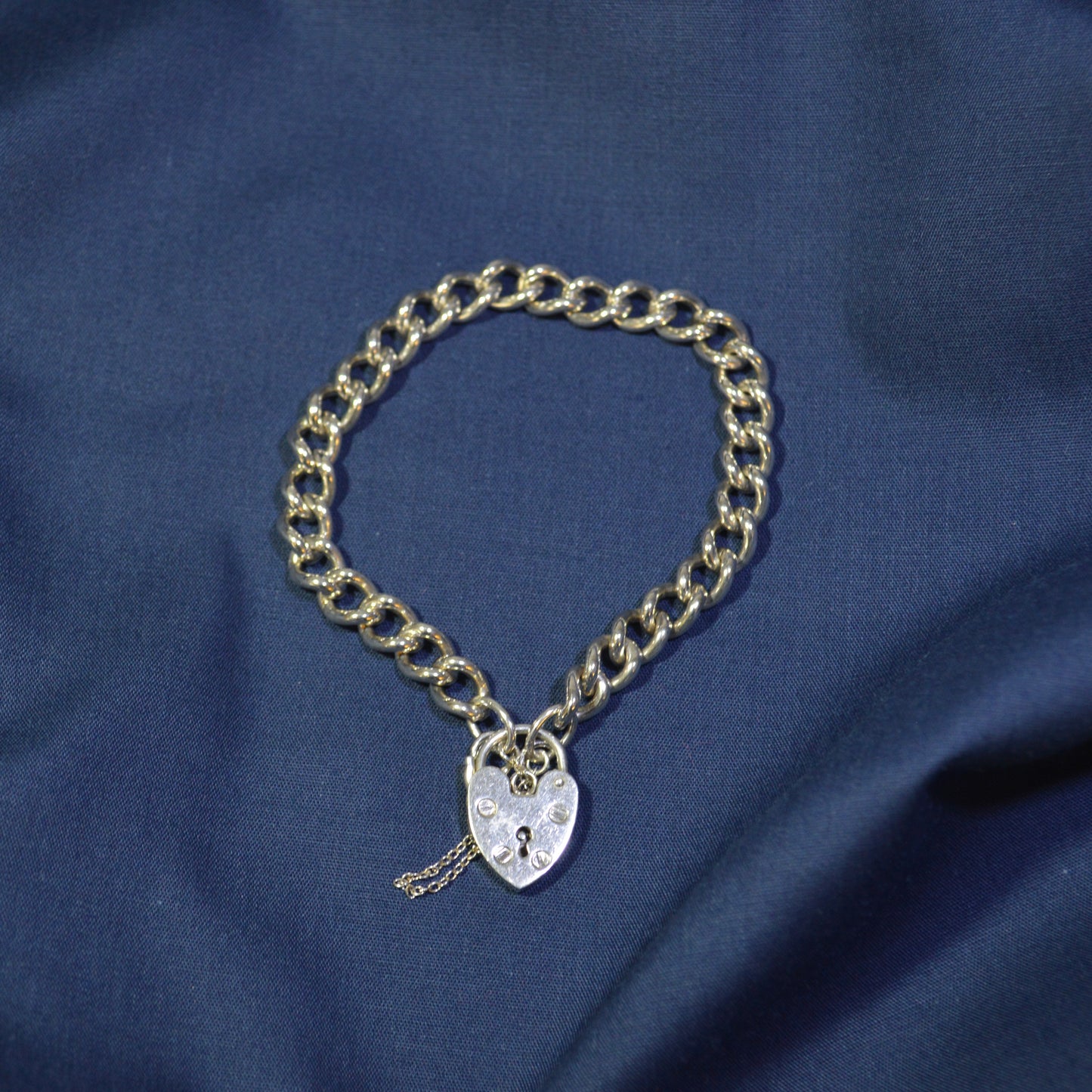 Silver charm bracelet