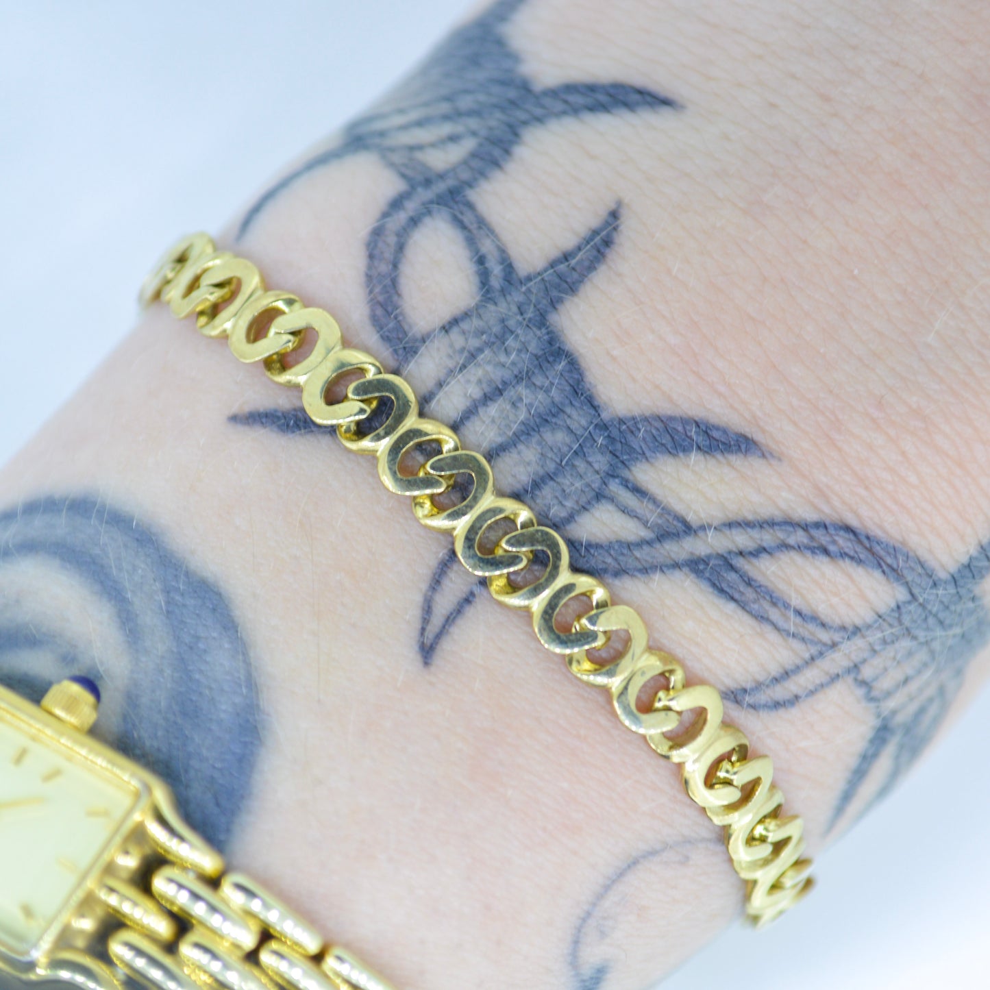 Unique style 9ct Solid Gold Bracelet