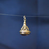 Vintage antique 9ct yellow gold amethyst fob