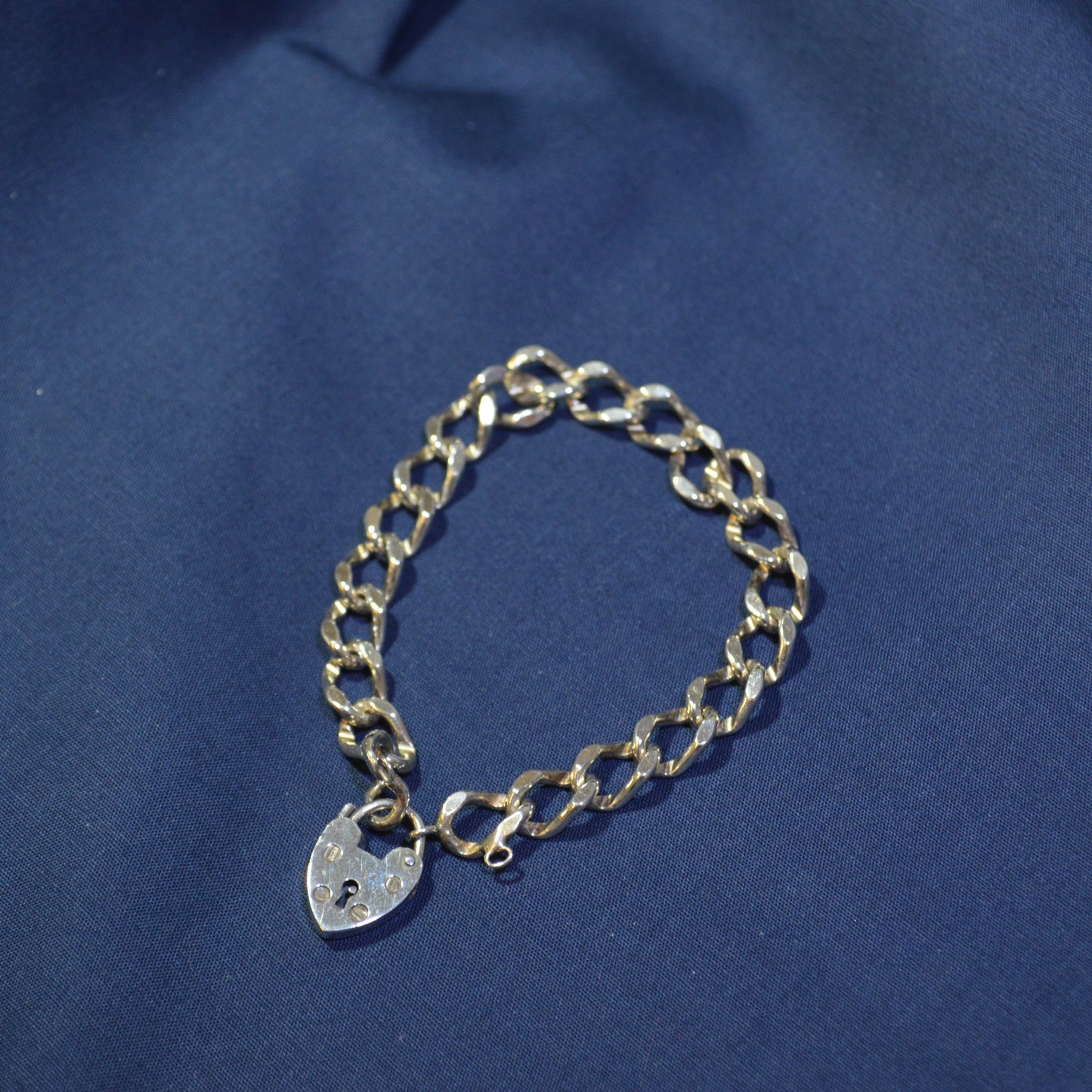 Silver charm bracelet