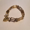 Vintage Style 9ct Yellow Gold Gate bracelet