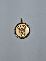 9ct Yellow Gold Scorpio Pendant