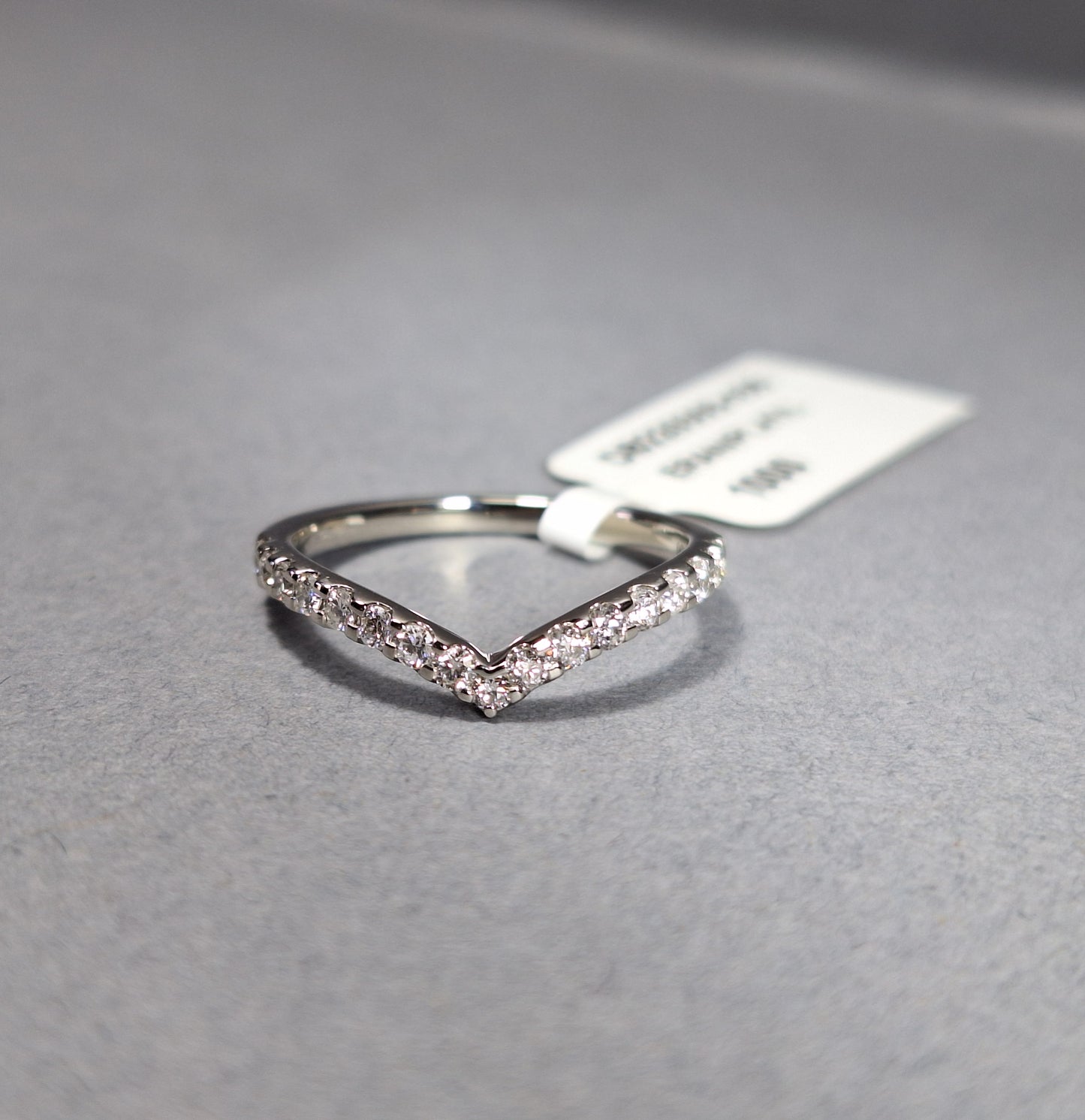 New Platinum Half eternity Diamond Ring