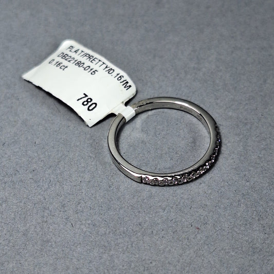 New Platinum Half Eternity Diamond Ring