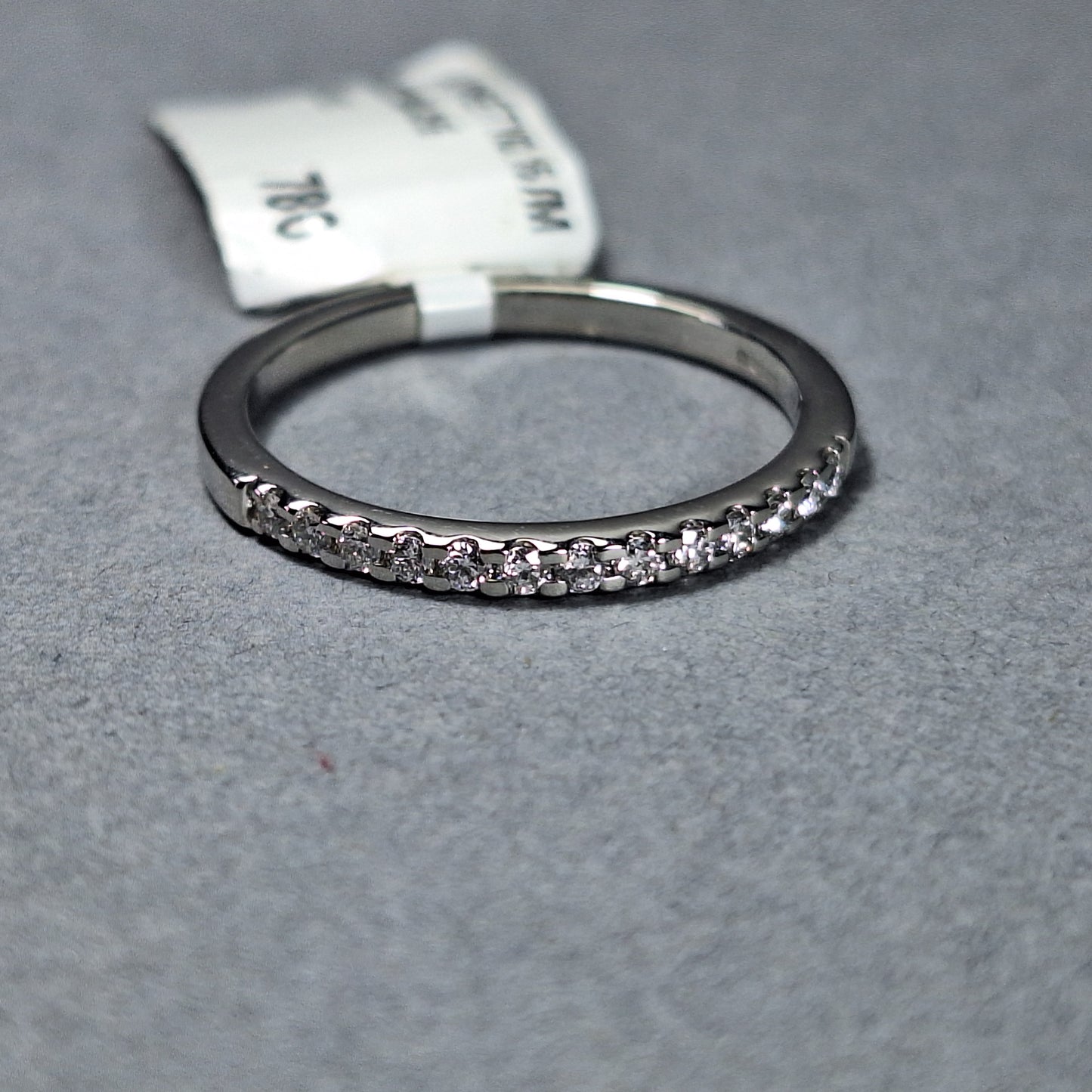 New Platinum Half Eternity Diamond Ring