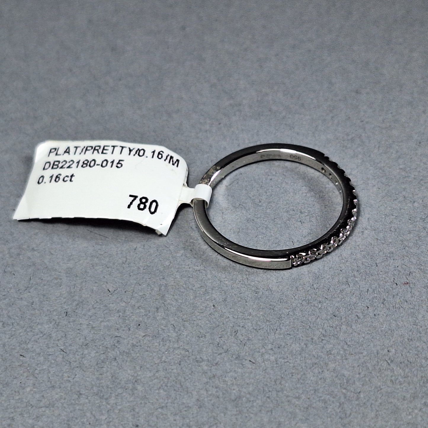New Platinum Half Eternity Diamond Ring