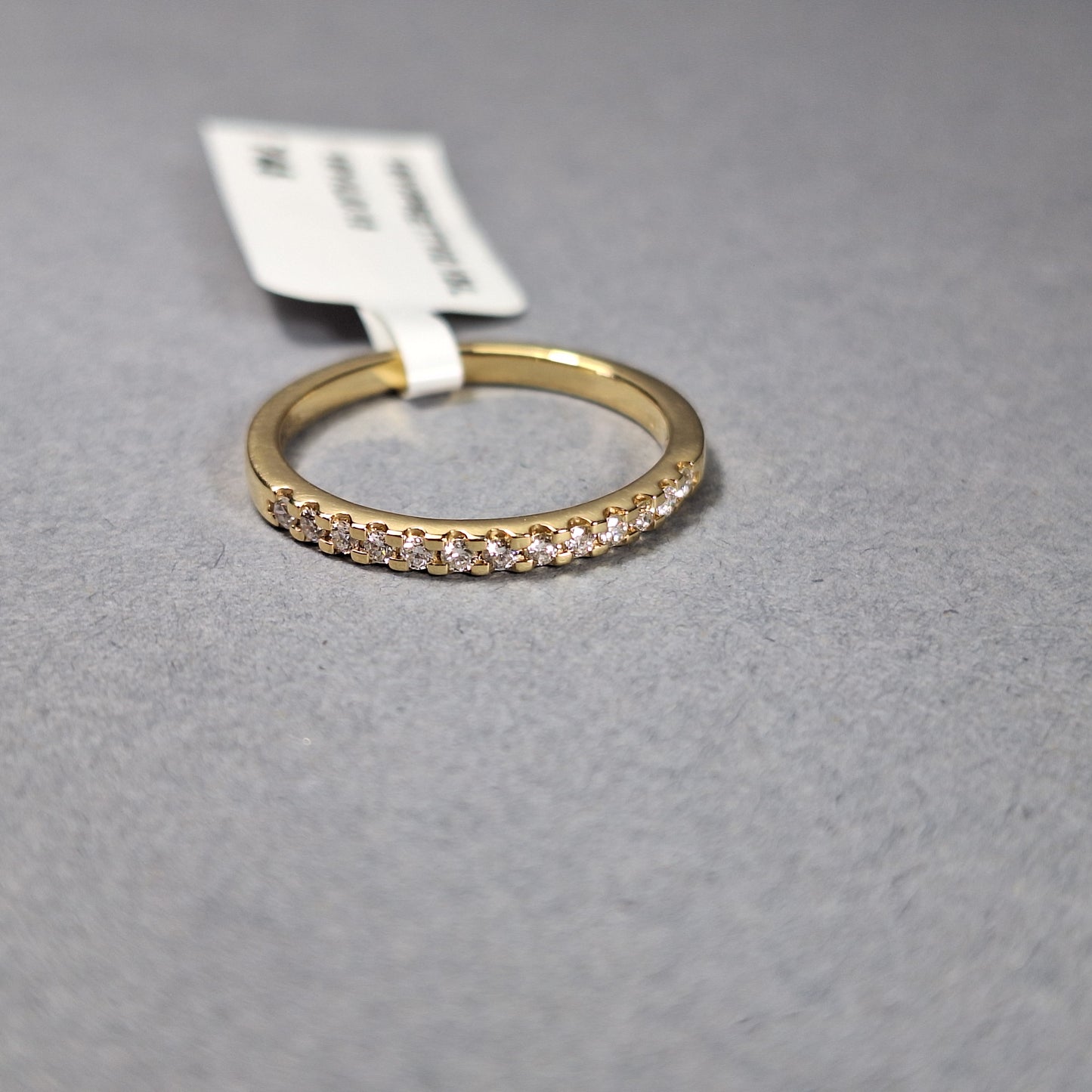 New 18ct Yellow Gold Diamond Half Eternity
