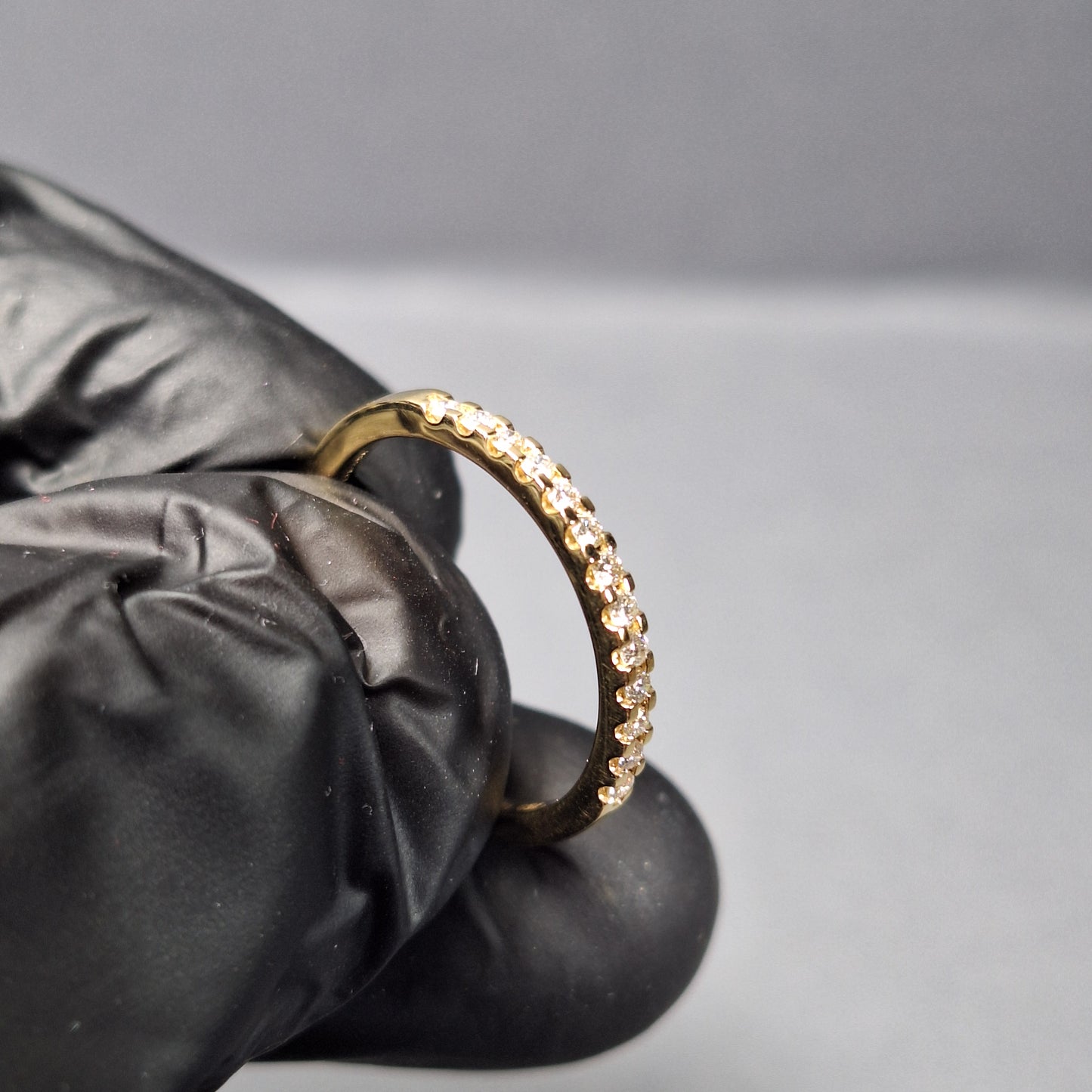 New 18ct Yellow Gold Diamond Half Eternity