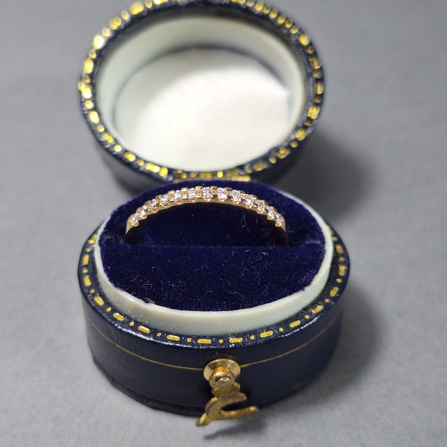 New 18ct Yellow Gold Diamond Half Eternity