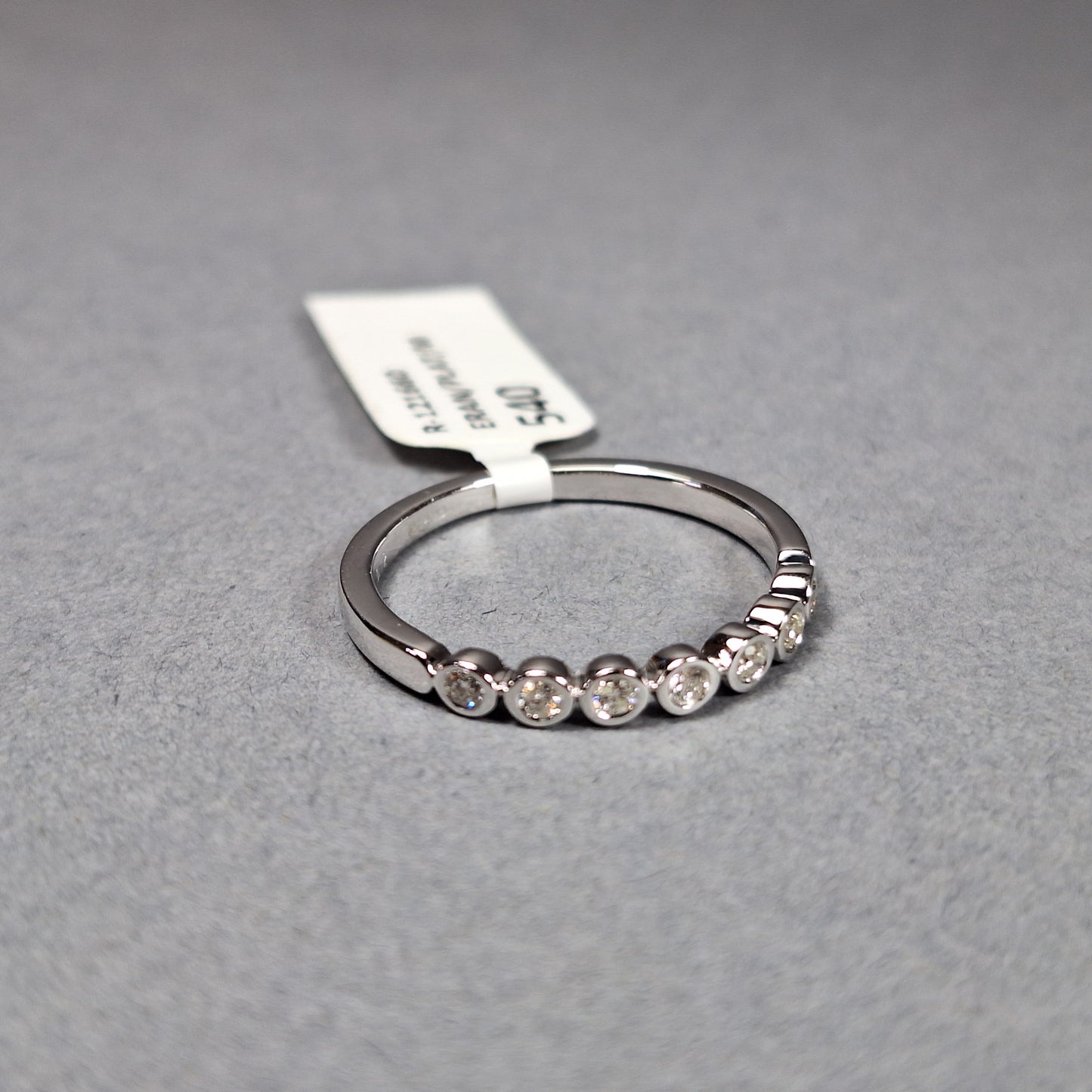 New Platinum Half Eternity Diamond Ring