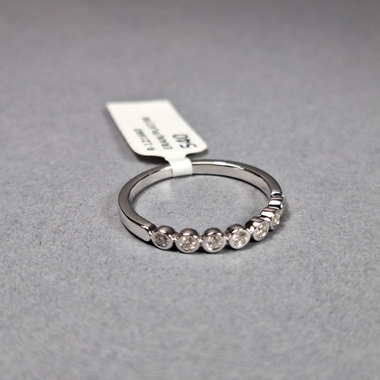 New Platinum Half Eternity Diamond Ring