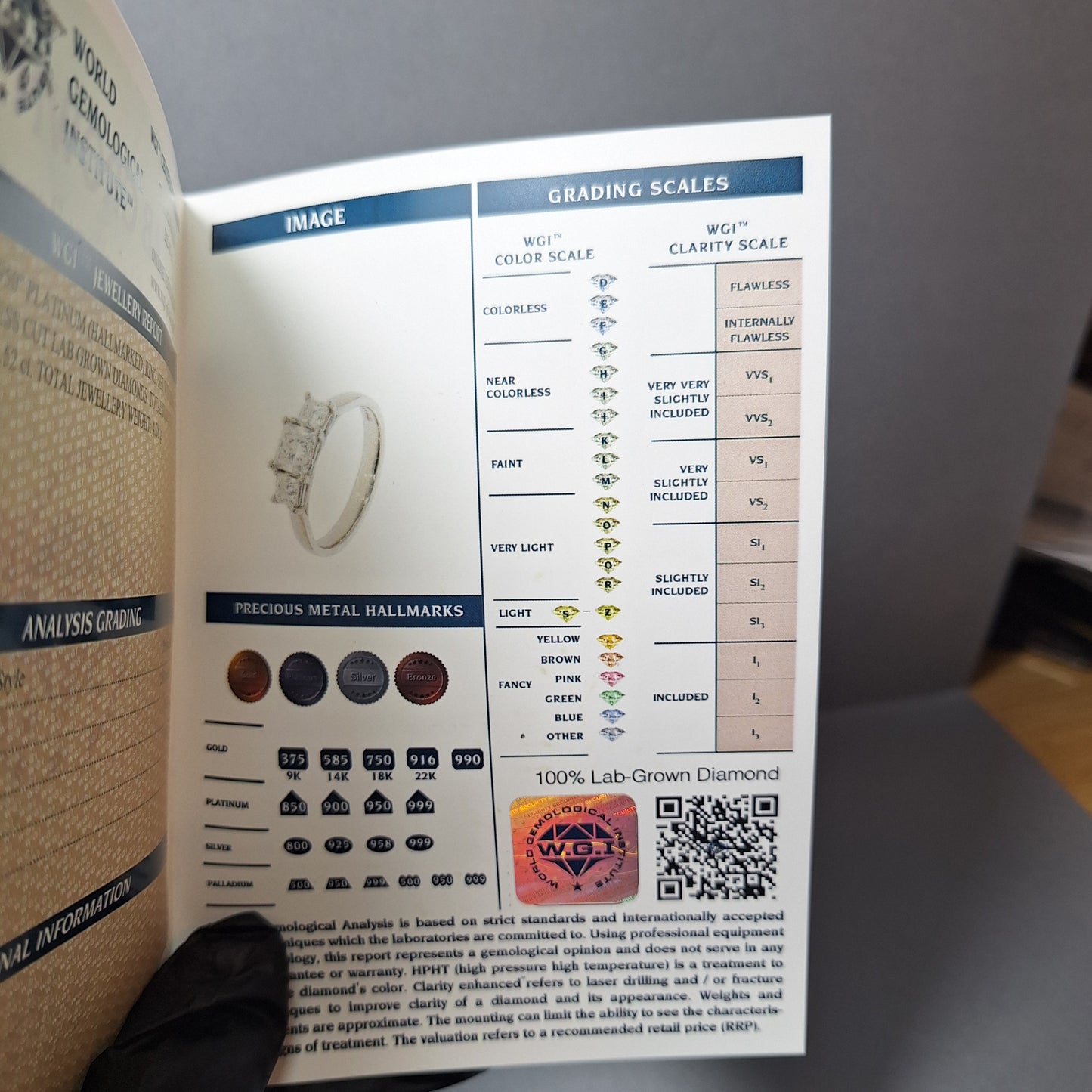 New Three Lab Grown Princess Cut Diamonds totalling 1.52ct on a Platinum Band With Official certificate