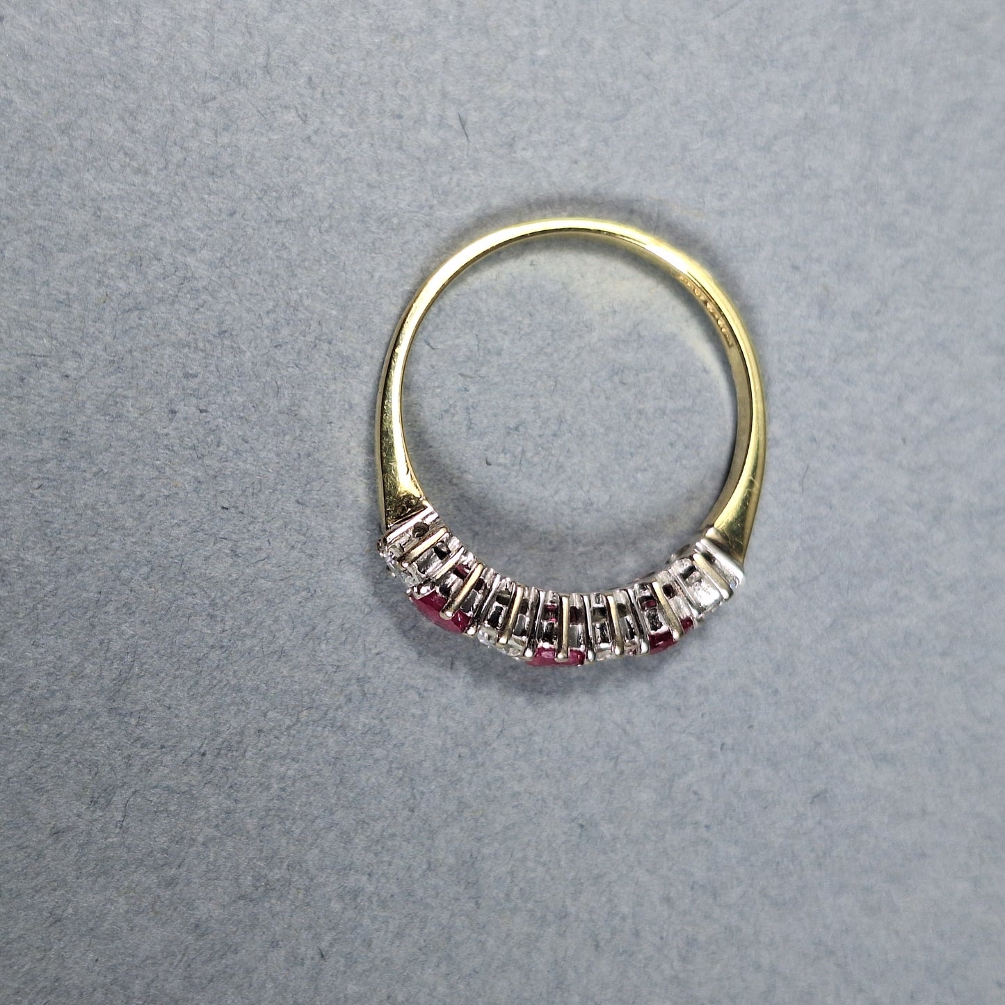18ct Gold Ruby and Diamond Dress Ring