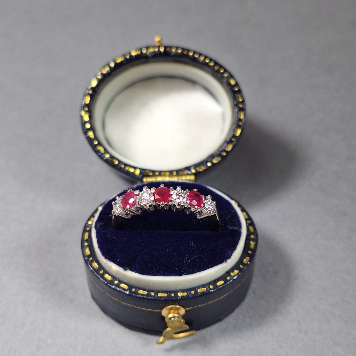 18ct Gold Ruby and Diamond Dress Ring