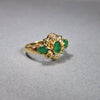 18ct Gold Emerald Ring