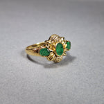 18ct Gold Emerald Ring