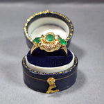 18ct Gold Emerald Ring