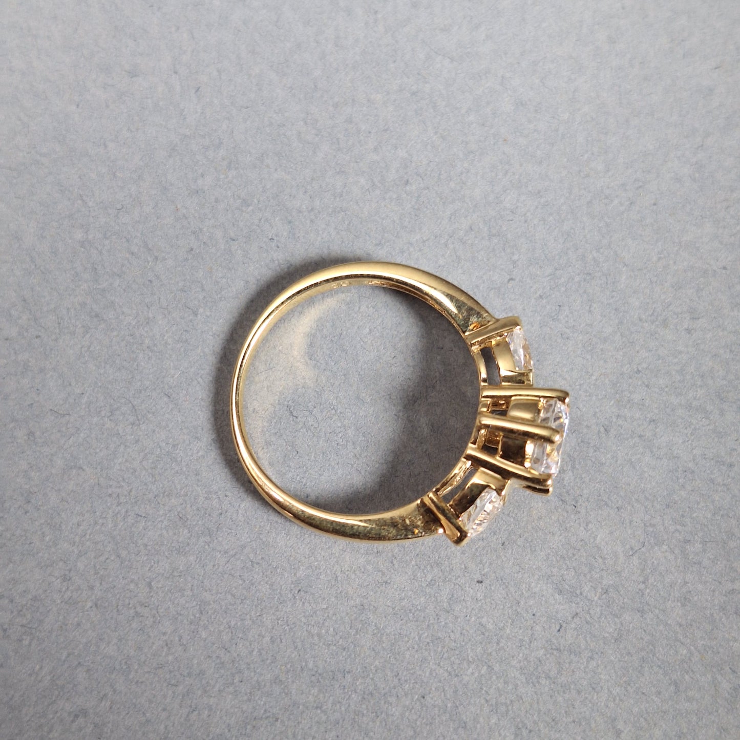 9ct Gold Cubic Zirconia Dress Ring