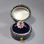 9ct Gold Ruby and Diamond Ring