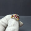 18ct Gold Ruby and Diamond Ring