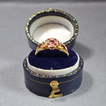 18ct Gold Ruby and Diamond Ring