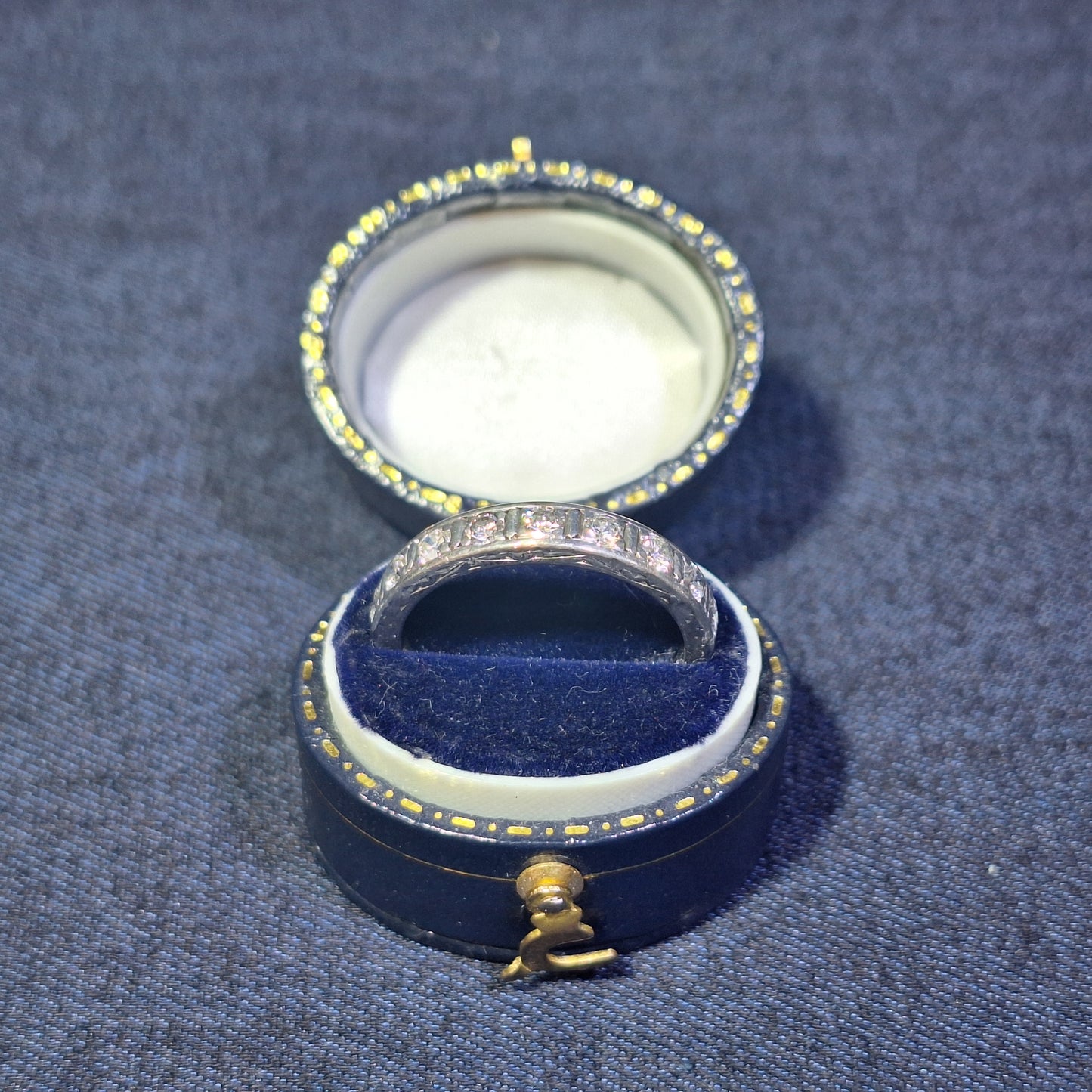 18ct white Gold Diamond half eternity