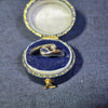 14ct Sapphire & Diamond ring