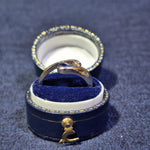 14ct Sapphire & Diamond ring