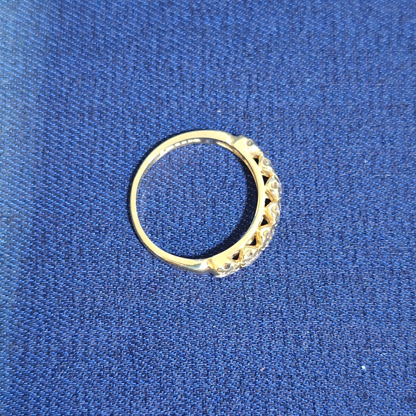 Vintage 18ct Diamond half eternity