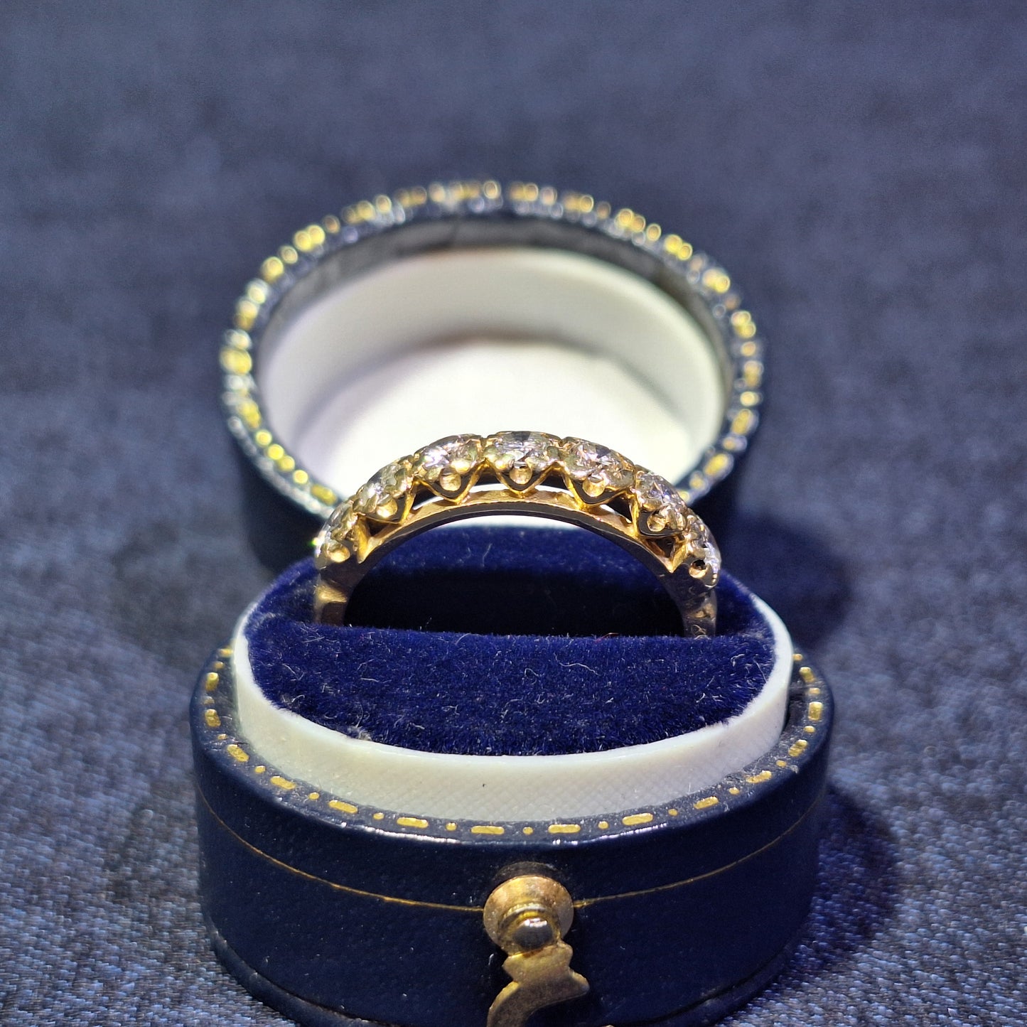 Vintage 18ct Diamond half eternity